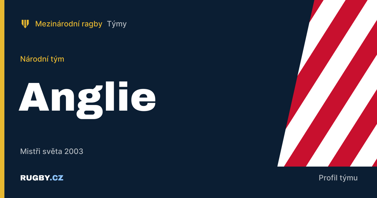 Anglie: národní tým v ragby