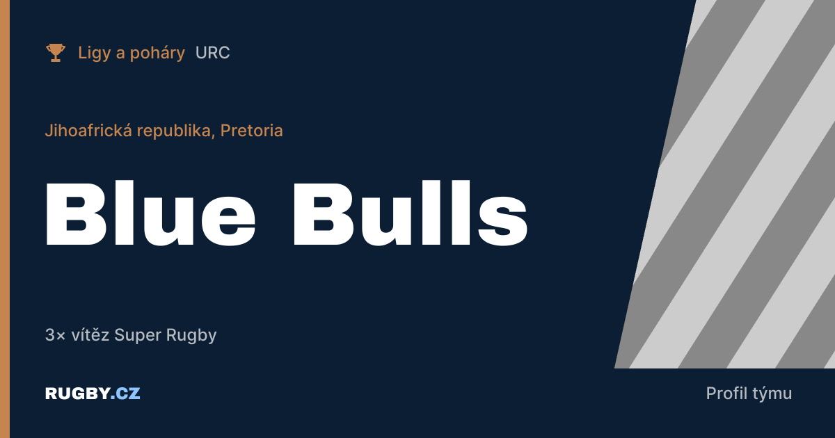 Bulls: tým z Pretorie, první jihoafrický vítěz Super Rugby