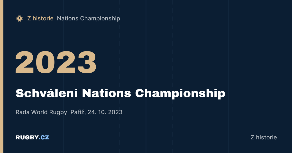 Dlouhá cesta k Nations Championship: od zamítnutého plánu k první sezóně