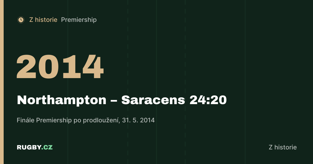 Finále Premiership 2014: Wallerova pětka v poslední minutě prodloužení