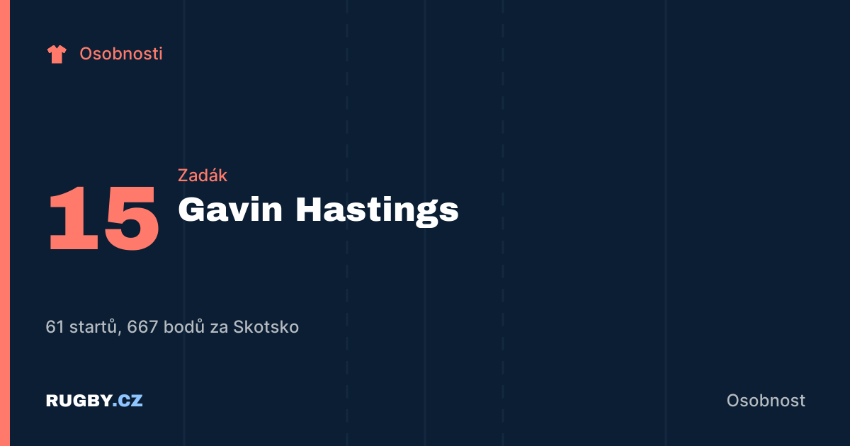 Soukromý: Gavin Hastings