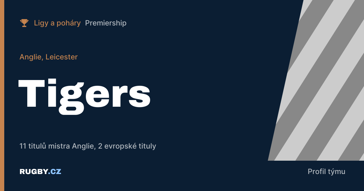Leicester Tigers: rekordní mistr Anglie