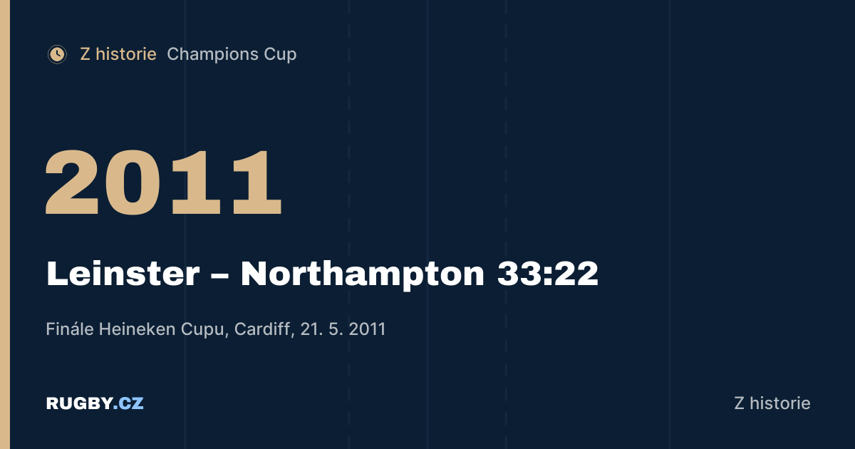 Obrat v Cardiffu: Leinster otočil finále z 6:22 na 33:22