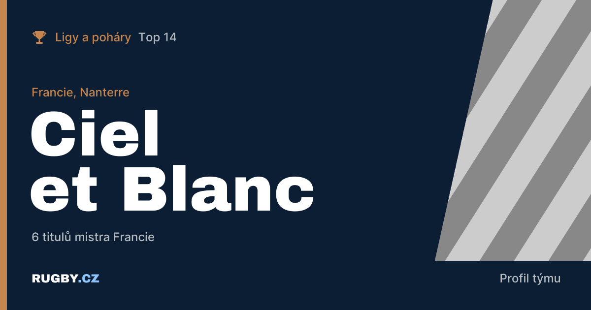 Racing 92: první mistr Francie